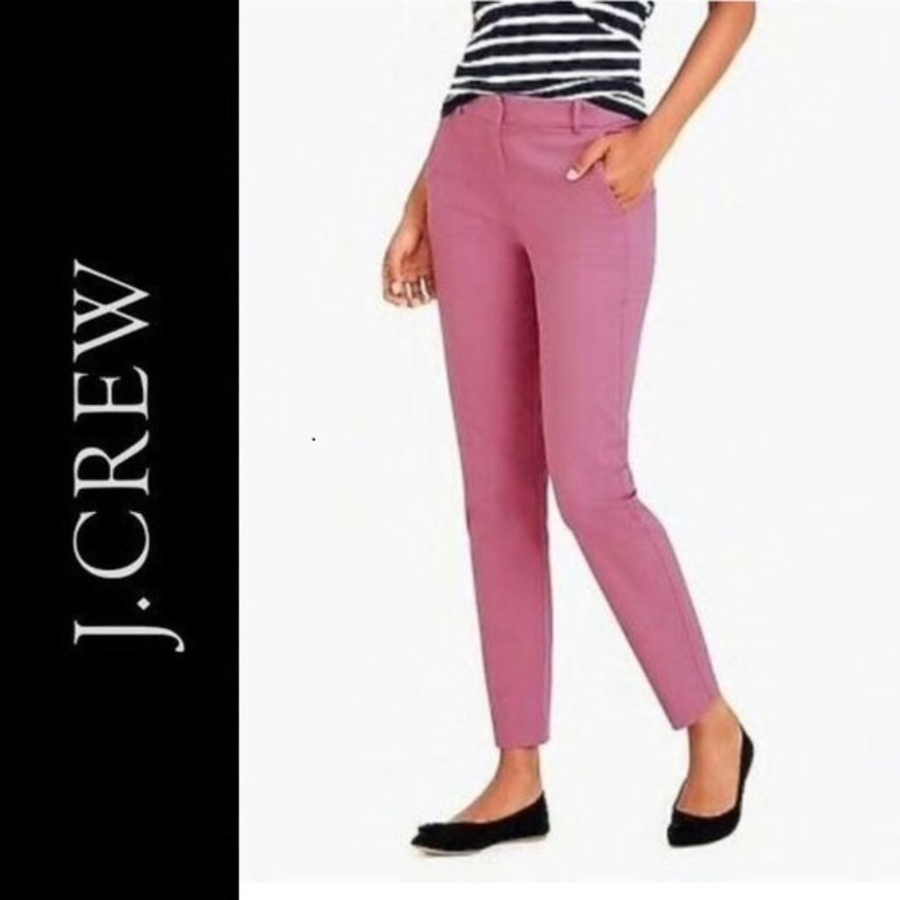 J.Crew Crop Chino Pants Pink Violet Bottoms